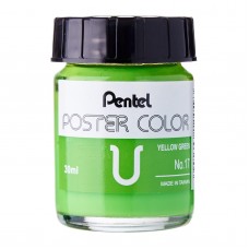 Pentel Poster Color U Yellow Green 30ml (No.17)