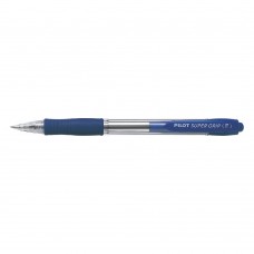 Pilot BPGP-10R Fine Super Grip Ball Pen 0.7mm - Blue