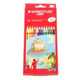 STAEDTLER LUNA COLOUR PENCILS 12COLS