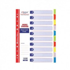 Finepap Plastic Index Divider 10 Tabs (S6208)