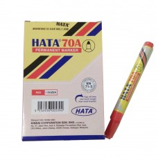 Hata Permanent Marker 70A Red
