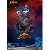 Marvel : Diorama Stage : Spider Man : Maximum Venom - Captain America (DS-065)