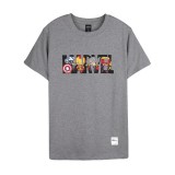 Marvel Kawaii Series Marvel Tee (Gray, Size XL)