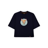 Disney Classic Series Bambi Head Women Tee (Black, XL)