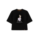Disney Princess Series: Cinderella Women Tee (Black, Size L)