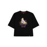 Disney Princess Series: Rapunzel Women Tee (Black, Size M)