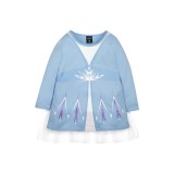 Frozen 2 Series Elsa Cloak Kids Tee - (Blue, Size 140)