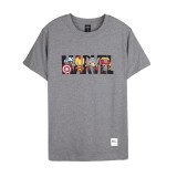 Marvel Kawaii Series Marvel Tee - Gray, Size XS