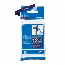 Brother TZe-RN34 Genuine Ribbon Tape, 12mm Gold on Navy Blue