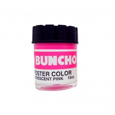 Buncho Poster Color 15CC Fluorescent F16 Pink - 6/Box