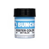 Buncho PC15CC Poster Color 37 Sky Blue - 6/box